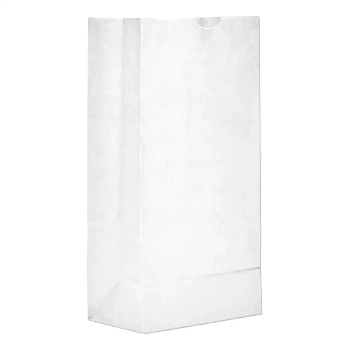 #1 White Paper Bag - 1 Pound - (500 - 10,000 Count)-Pharmacy Bags & Exit Bags-BeastBranding