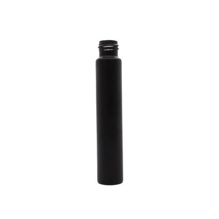 116mm Opaque Matte Black Glass Blunt Tube w/ Plastic Black Child Resistant Cap NOT ON TUBE - (100 - 45,000 Count)-Joint Tubes & Blunt Tubes-BeastBranding