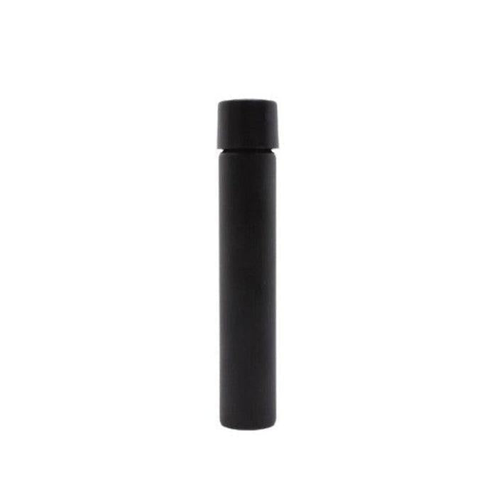 116mm Opaque Matte Black Glass Blunt Tube w/ Plastic Black Child Resistant Cap NOT ON TUBE - (100 - 45,000 Count)-Joint Tubes & Blunt Tubes-BeastBranding
