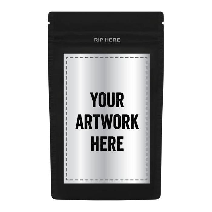 1/2 Oz Grip N Pull Child Resistant Mylar Bag With Labels & Application-Mylar Smell Proof Bags-BeastBranding
