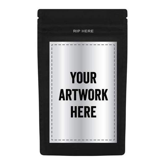 1/2 Oz Grip N Pull Child Resistant Mylar Bag With Labels & Application-Mylar Smell Proof Bags-BeastBranding