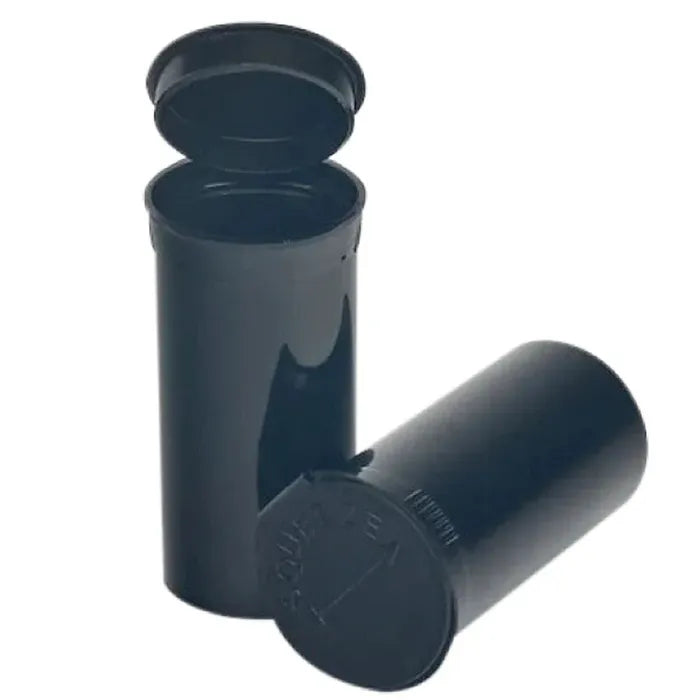 13 Dram Pop Top Vial - 1 Gram - Black - (315 Count)-Pop Top Vials-BeastBranding