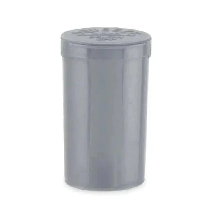 19 Dram Pop Top Vial - 1/8 Oz - Silver - (225 Count)-Pop Top Vials-BeastBranding
