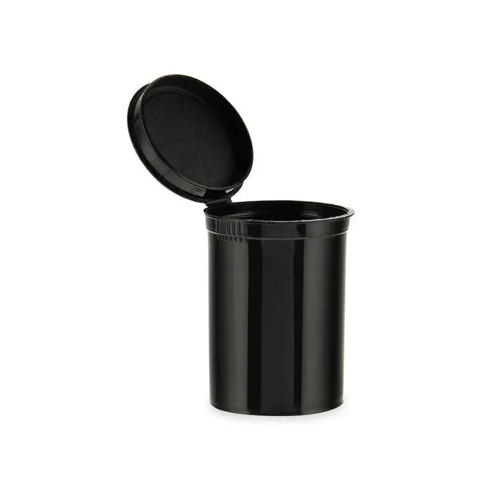 30 Dram Pop Top Vial - 1/4 Oz - Black - (160 Count)-Pop Top Vials-BeastBranding