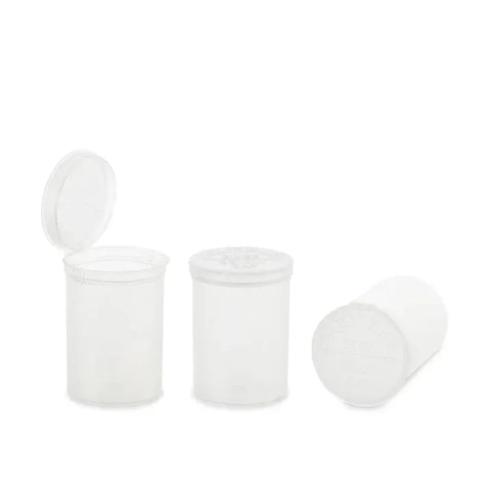 30 Dram Pop Top Vial - 1/4 Oz - Clear - (160 Count)-Pop Top Vials-BeastBranding