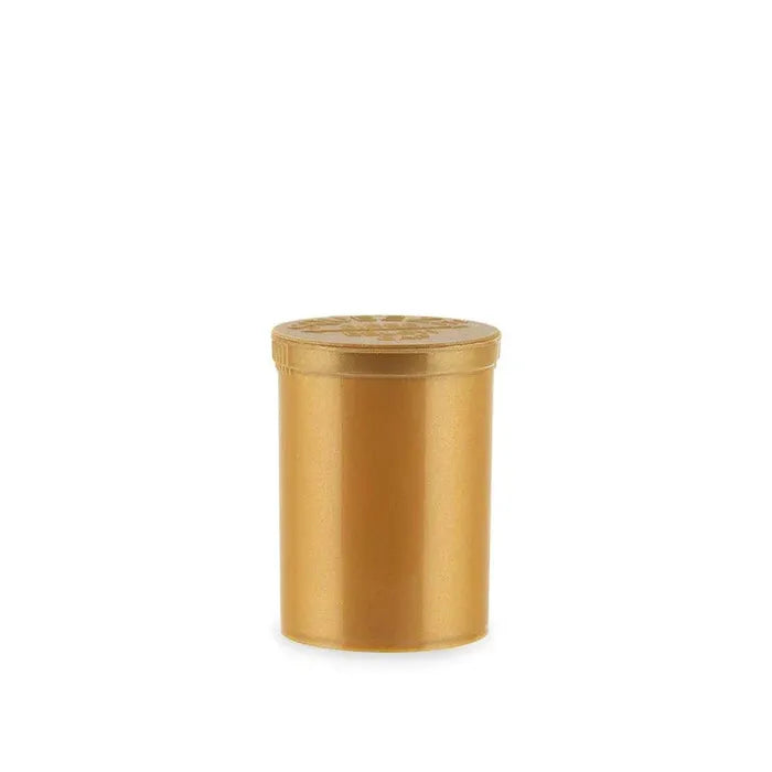 30 Dram Pop Top Vial - 1/4 Oz - Gold - (160 Count)-Pop Top Vials-BeastBranding