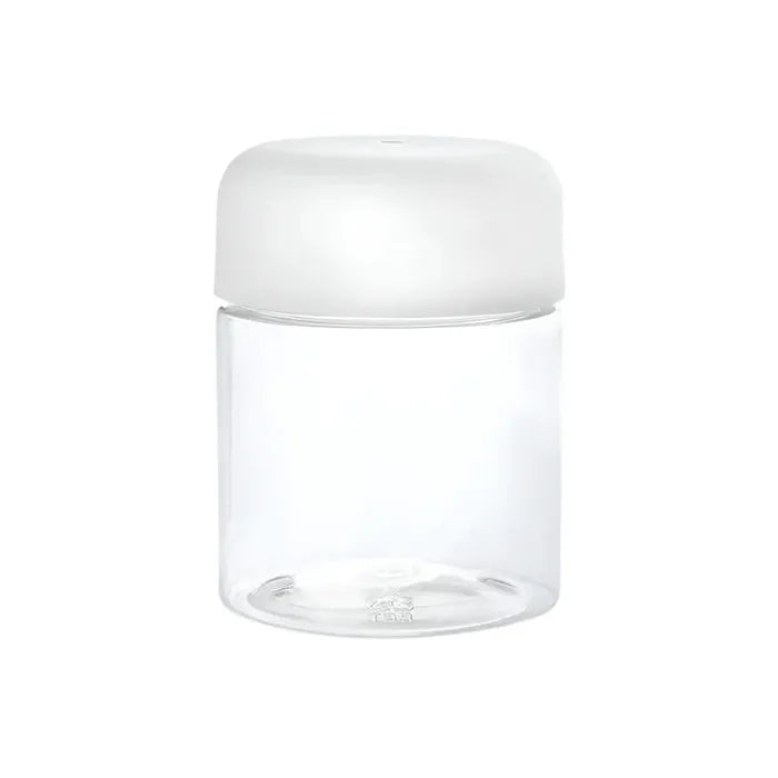 4oz Plastic Jar With Child Resistant Top - Clear Jar with Black or White Lid (100 - 9,000 Count)-Glass Jars-BeastBranding