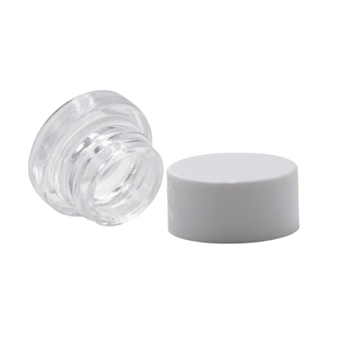 5 mL Glass Child Safe Concentrate Container With Black or White Cap With Labels & Application-Concentrate Containers and Accessories-BeastBranding