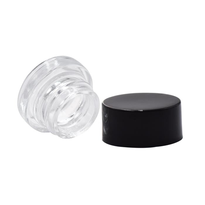 5 mL Glass Child Safe Concentrate Container With Black or White Cap With Labels & Application-Concentrate Containers and Accessories-BeastBranding