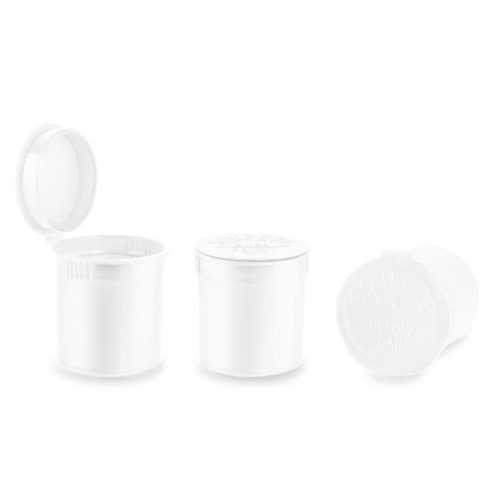 6 Dram Pop Top Vial - White - Child Resistant (600 Count)-Pop Top Vials-BeastBranding