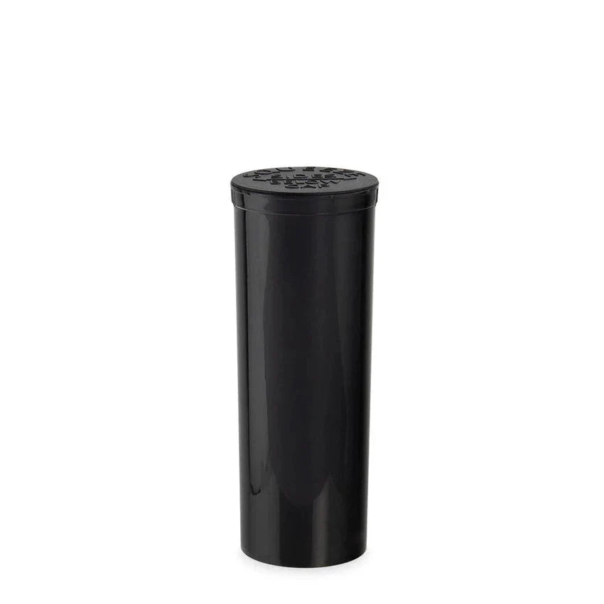 60 Dram Pop Top Vial - 1/2 Oz - Child Resistant - Black - Opaque - (75 Count Per Box)-Pop Top Vials-BeastBranding