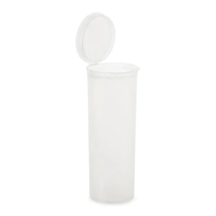 60 Dram Pop Top Vial - 1/2 Oz - Clear - (75 Count)-Pop Top Vials-BeastBranding