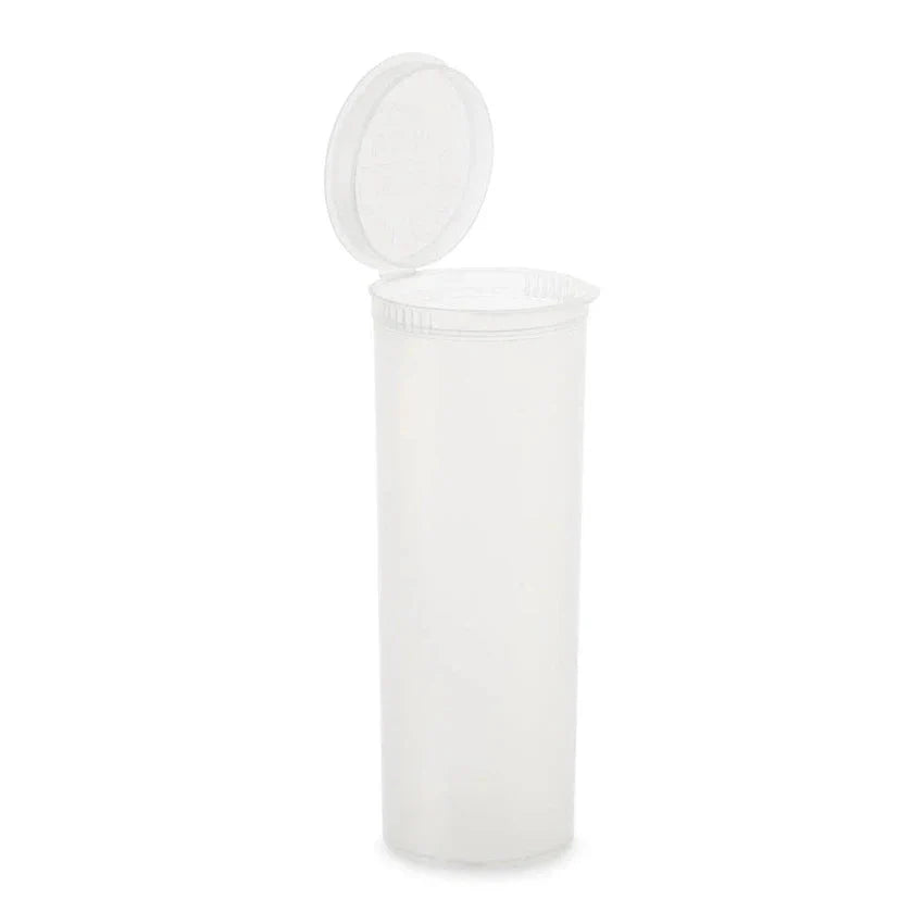 60 Dram Pop Top Vial - 1/2 Oz - Clear - (75 Count)-Pop Top Vials-BeastBranding