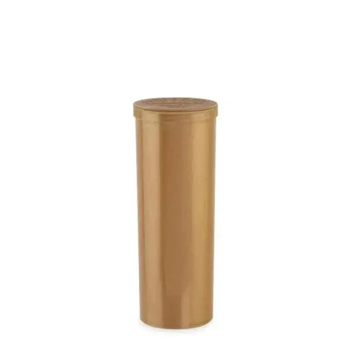 60 Dram Pop Top Vial - 1/2 Oz - Gold- (75 Count)-Pop Top Vials-BeastBranding