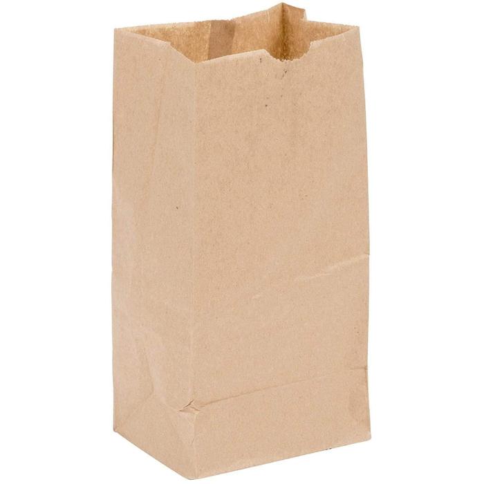 #8 Brown Paper Bag - 8 Pound - (500 - 10,000 Count)-Pharmacy Bags & Exit Bags-BeastBranding