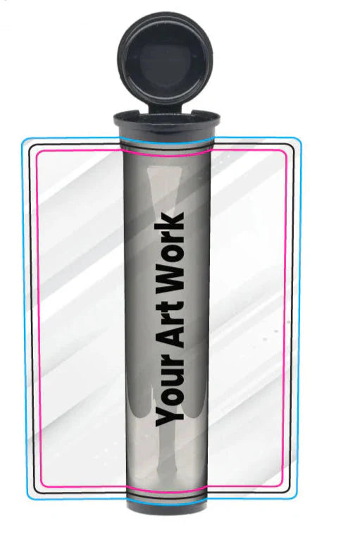 90mm Joint Tube, with Printed Sticker and Application of sticker!-Custom Print Stickers-BeastBranding