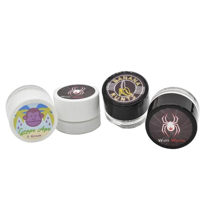 Beast Branding CUSTOM PRINTED STICKERS - 1.375" Circle for Concentrate Container or Flower Jar-Custom Print Stickers-BeastBranding