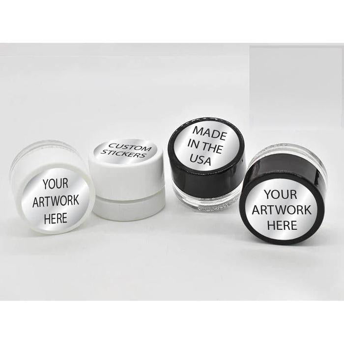 Beast Branding CUSTOM PRINTED STICKERS - 1.375" Circle for Concentrate Container or Flower Jar-Custom Print Stickers-BeastBranding