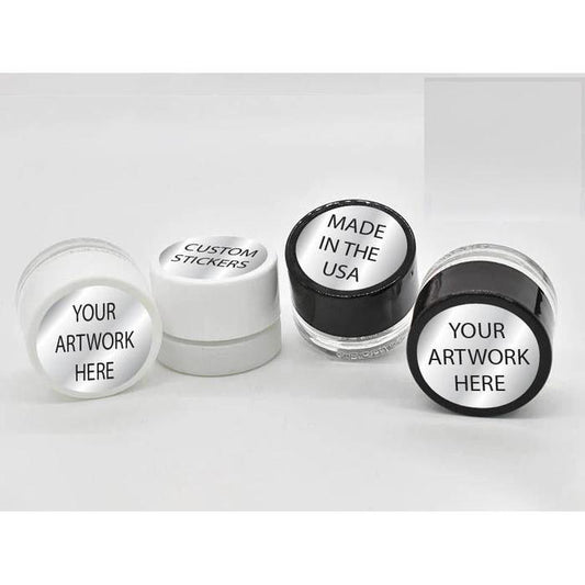 Beast Branding CUSTOM PRINTED STICKERS - 1.375" Circle for Concentrate Container or Flower Jar-Custom Print Stickers-BeastBranding
