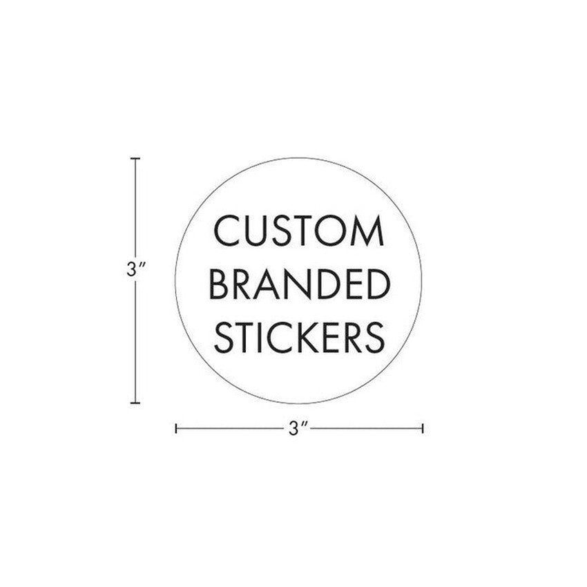 Beast Branding CUSTOM PRINTED STICKERS - 2" Circle for 1/8 Oz, 1/4 Oz, Gram Mylar Bag-Custom Print Labels-BeastBranding