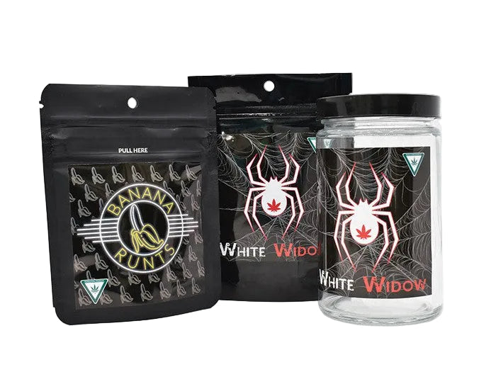 Beast Branding CUSTOM PRINTED STICKERS - 3" x 3" Square for 1/8 Oz, 1/4 Oz, Gram Mylar Pouch Bags-Custom Print Labels-BeastBranding