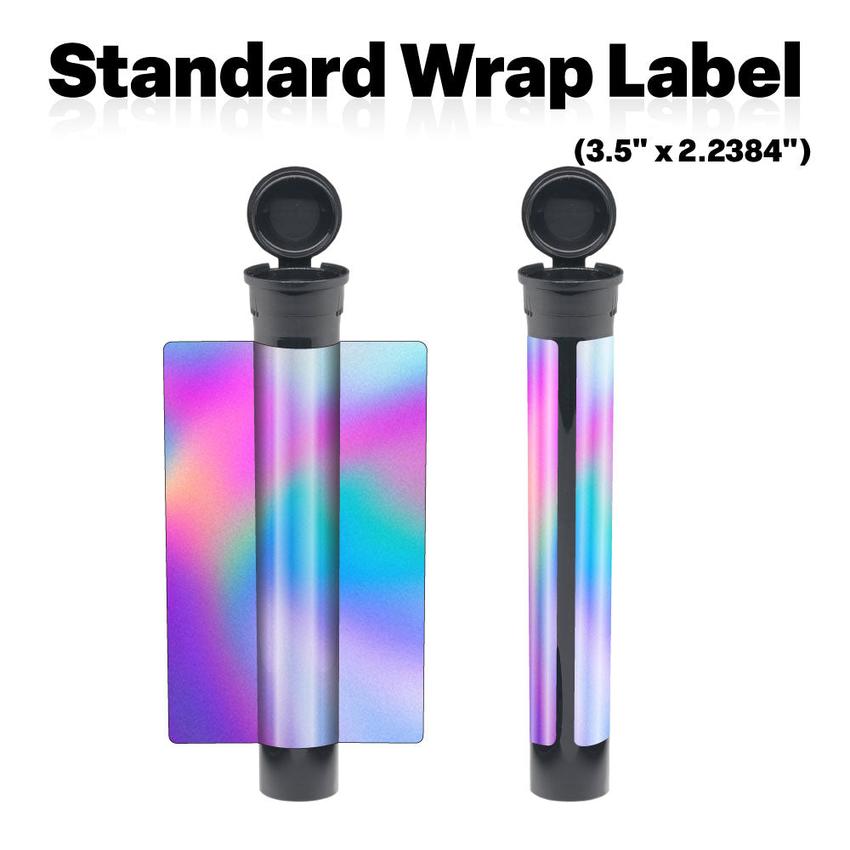 Black 116mm Blunt Tube, with Printed Sticker and Application of sticker!-Custom Print Stickers-BeastBranding