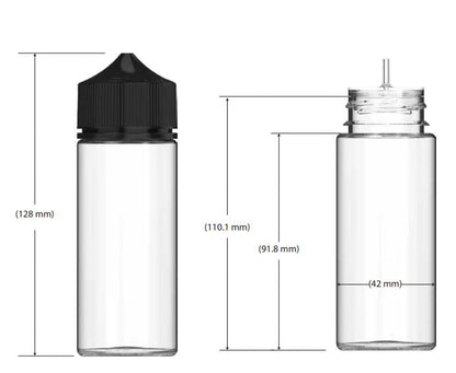 Chubby Gorilla 120ML V3 Unicorn Plastic Bottle PET CR - (400 Count)-Dropper Bottles-BeastBranding