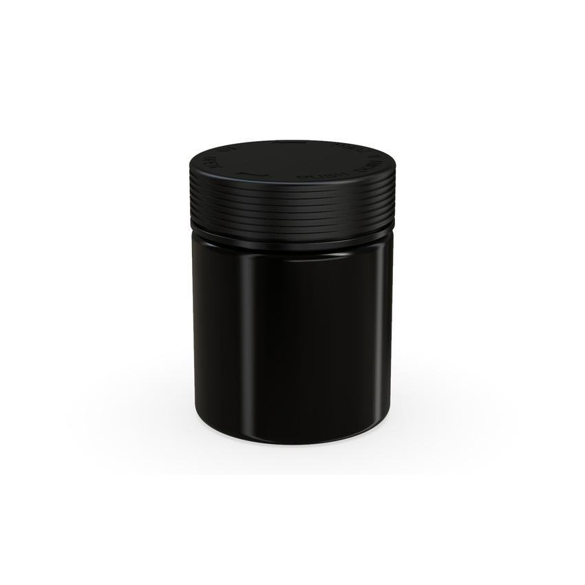 Chubby Gorilla 18.5oz XL Spiral CR Plastic Jar Containers With Labels & Application-Plastic Jar