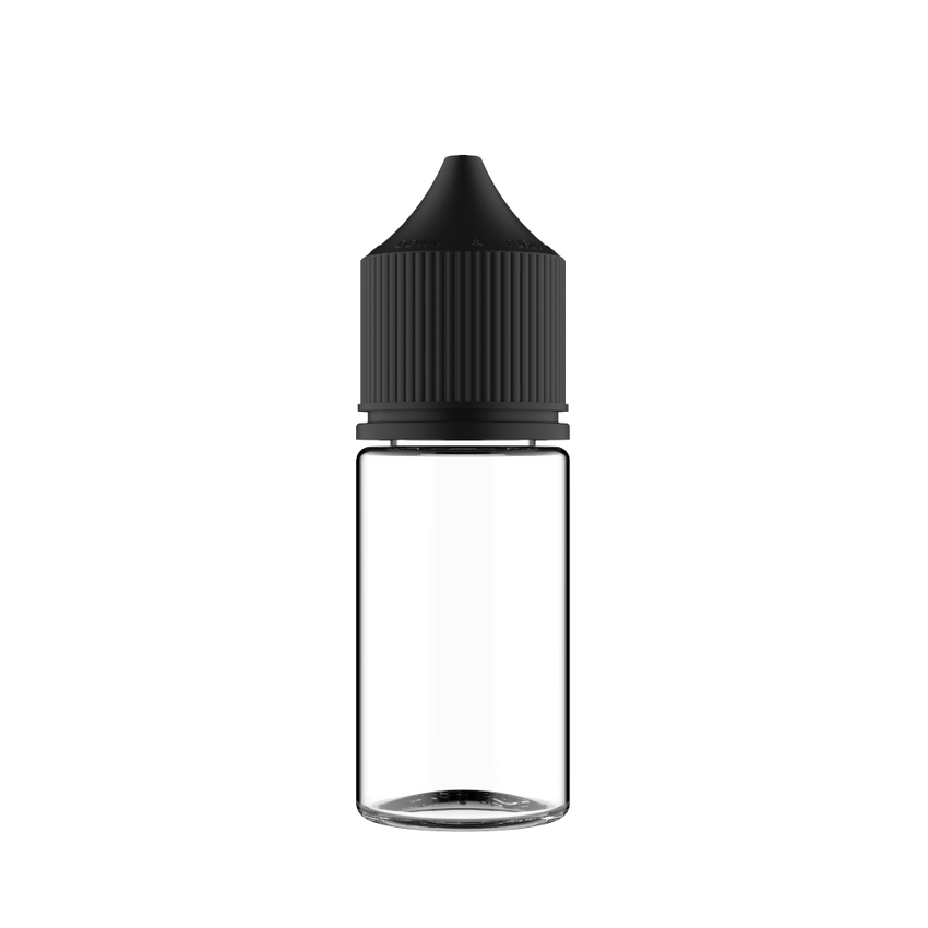Chubby Gorilla 30ML Stubby Unicorn Plastic Squeeze Bottle PET CR - Various Colors - (Various Counts)-Dropper Bottles-BeastBranding