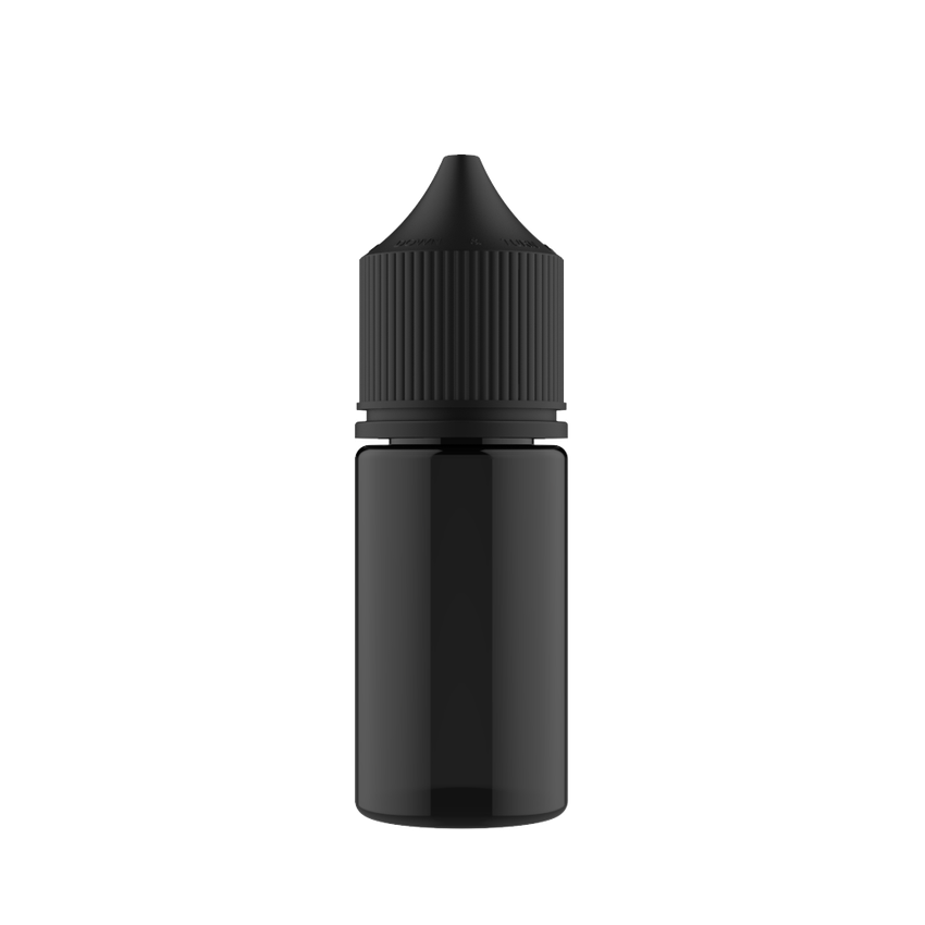 Chubby Gorilla 30ML Stubby Unicorn Plastic Squeeze Bottle PET CR - Various Colors - (Various Counts)-Dropper Bottles-BeastBranding