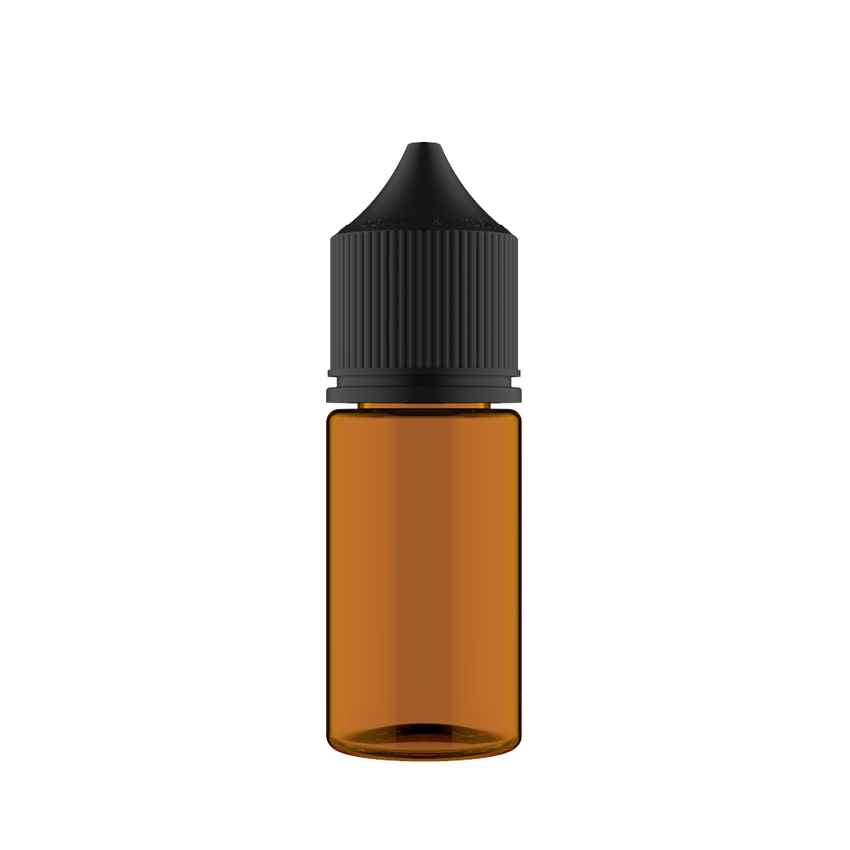 Chubby Gorilla 30ML Stubby Unicorn Plastic Squeeze Bottle PET CR - Various Colors - (Various Counts)-Dropper Bottles-BeastBranding
