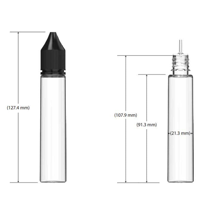 Chubby Gorilla 30ML V3 Unicorn Plastic Squeeze Bottle PET CR - Various Colors - (1000 Count)-Dropper Bottles-BeastBranding