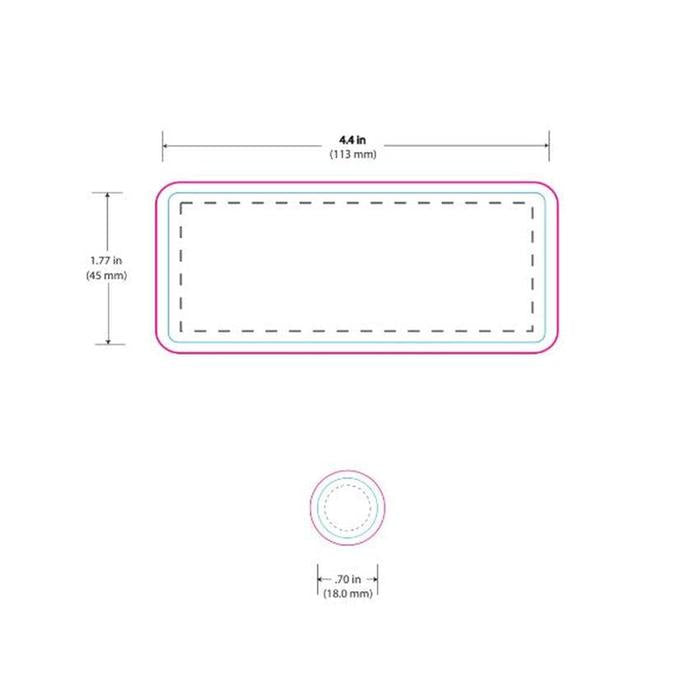 Chubby Gorilla 60ml Mini Aviator CR Shot Bottle With Friction Fit Closure And Tamper Band - Various Colors - (500 Count)-Aviator Containers-BeastBranding