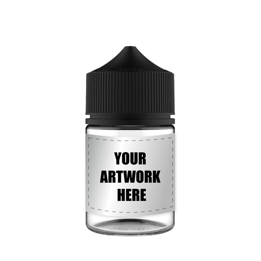 Chubby Gorilla 60ML Stubby Unicorn Plastic Squeeze Bottle PET CR With Labels & Application-Dropper Bottles-BeastBranding