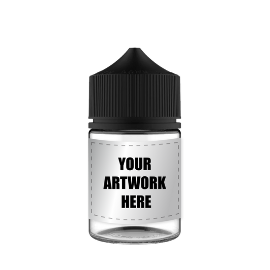 Chubby Gorilla 60ML Stubby Unicorn Plastic Squeeze Bottle PET CR With Labels & Application-Dropper Bottles-BeastBranding