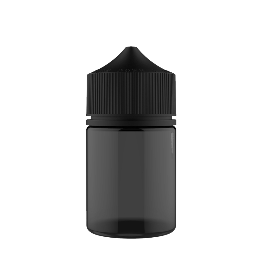 Chubby Gorilla 60ML Stubby Unicorn Plastic Squeeze Bottle PET CR With Labels & Application-Dropper Bottles-BeastBranding