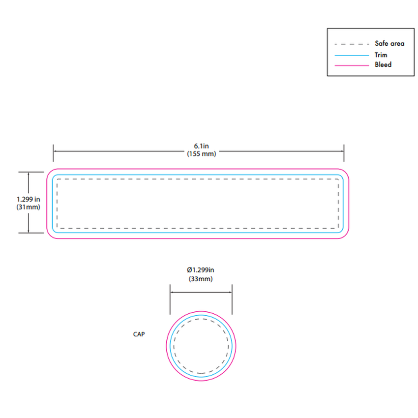 Chubby Gorilla Translucent 2oz Aviator CR Plastic Jar Containers w/ Inner Seal - Various Colors - (500 Count)-Dropper Bottles-BeastBranding