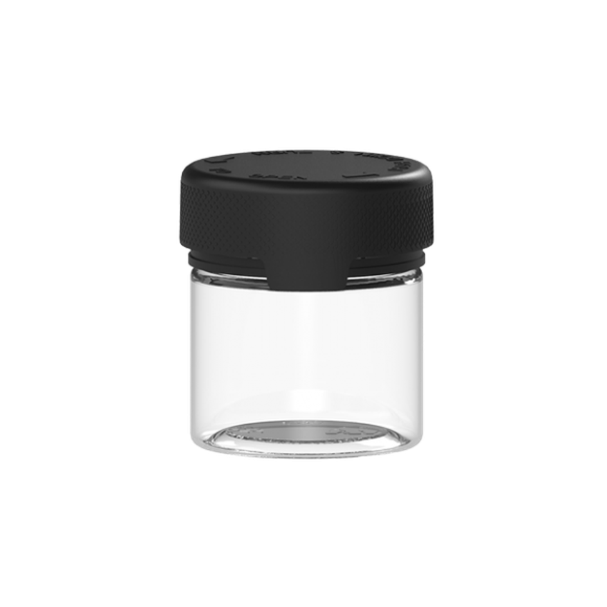 Chubby Gorilla Translucent 2oz Aviator CR Plastic Jar Containers w/ Inner Seal - Various Colors - (500 Count)-Dropper Bottles-BeastBranding
