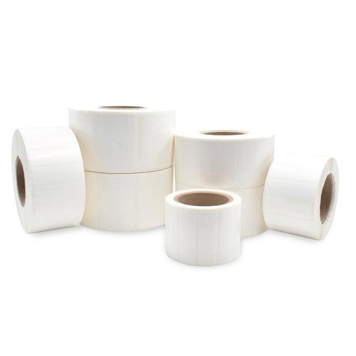 Circle - Blank Roll White Gloss Premium BOPP Labels (Various Sizes)-Custom Print Stickers-BeastBranding
