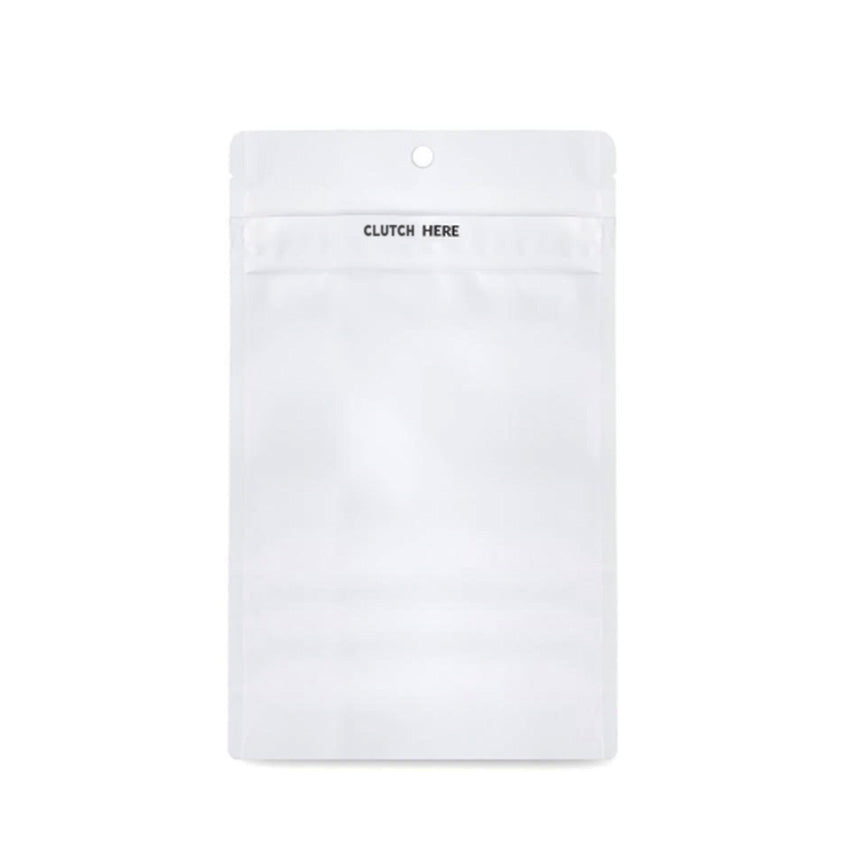 Clutch N Pull Mylar Bag - 1/2 Oz - 14 Grams - Child Resistant - Opaque Black or White - (100 to 50,000 Count)-Mylar Smell Proof Bags-BeastBranding