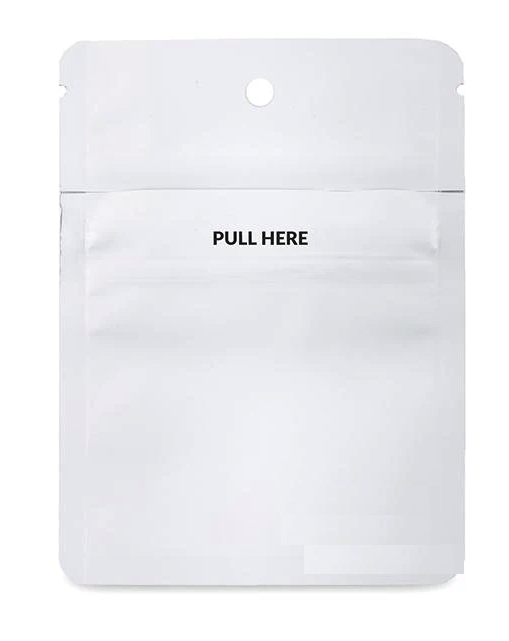 Grip N Pull Mylar Bag White Starter Kit - 4 Sizes - (500 Bags per Size)-Mylar Smell Proof Bags