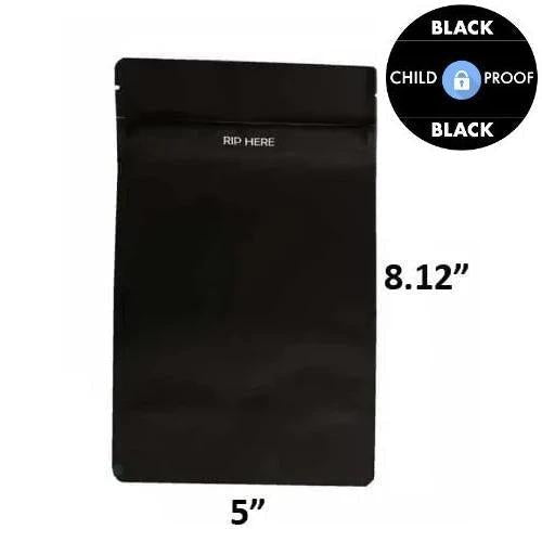 Grip N Pull Mylar Black Bag Starter Kit - 4 Sizes - (500 Bags Per Size)-Mylar Smell Proof Bags-BeastBranding