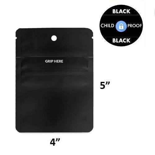 Grip N Pull Mylar Black Bag Starter Kit - 4 Sizes - (500 Bags Per Size)-Mylar Smell Proof Bags-BeastBranding