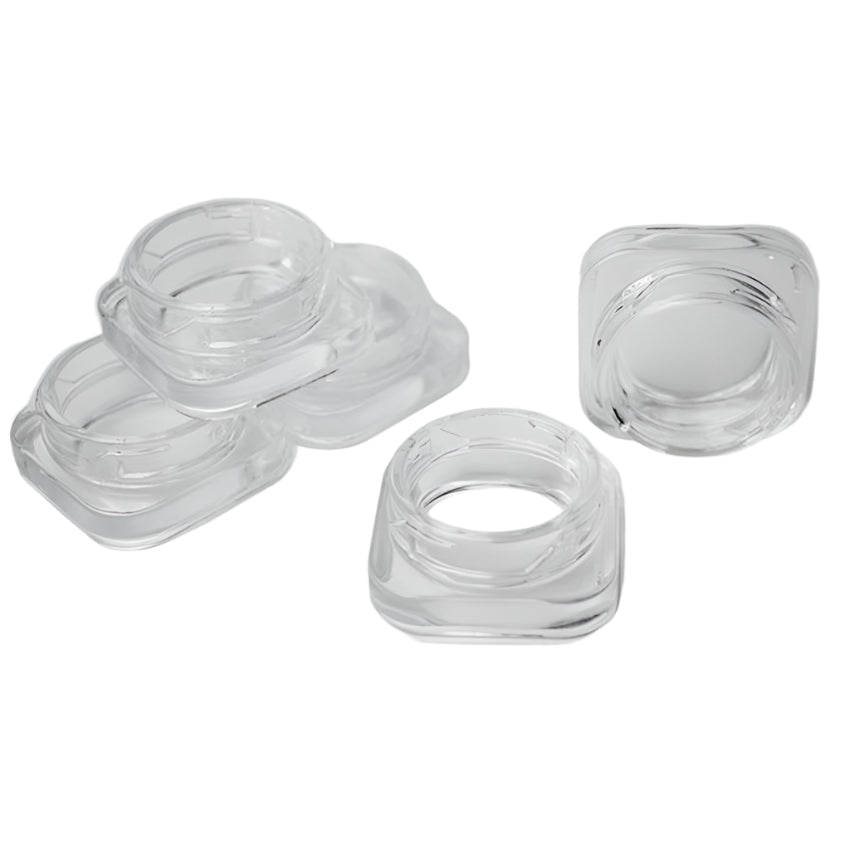 Humidi.co 9ml Square Concentrate Jars - Sustainable & Compostable - Lids Not Included - (400 Count Per Case)-Concentrate Containers and Accessories-BeastBranding
