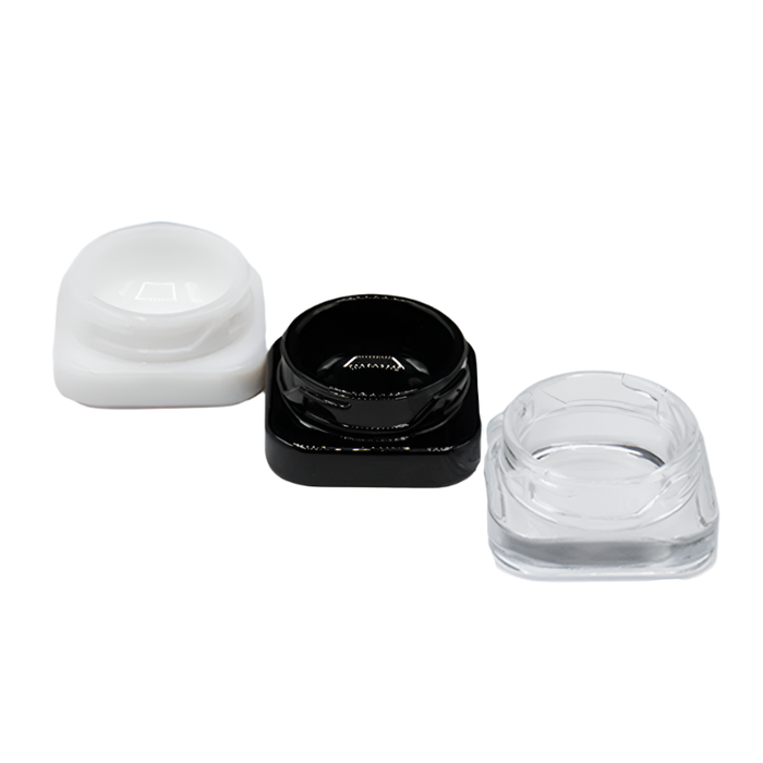 Humidi.co 9ml Square Concentrate Jars - Sustainable & Compostable - Lids Not Included - (400 Count Per Case)-Concentrate Containers and Accessories-BeastBranding