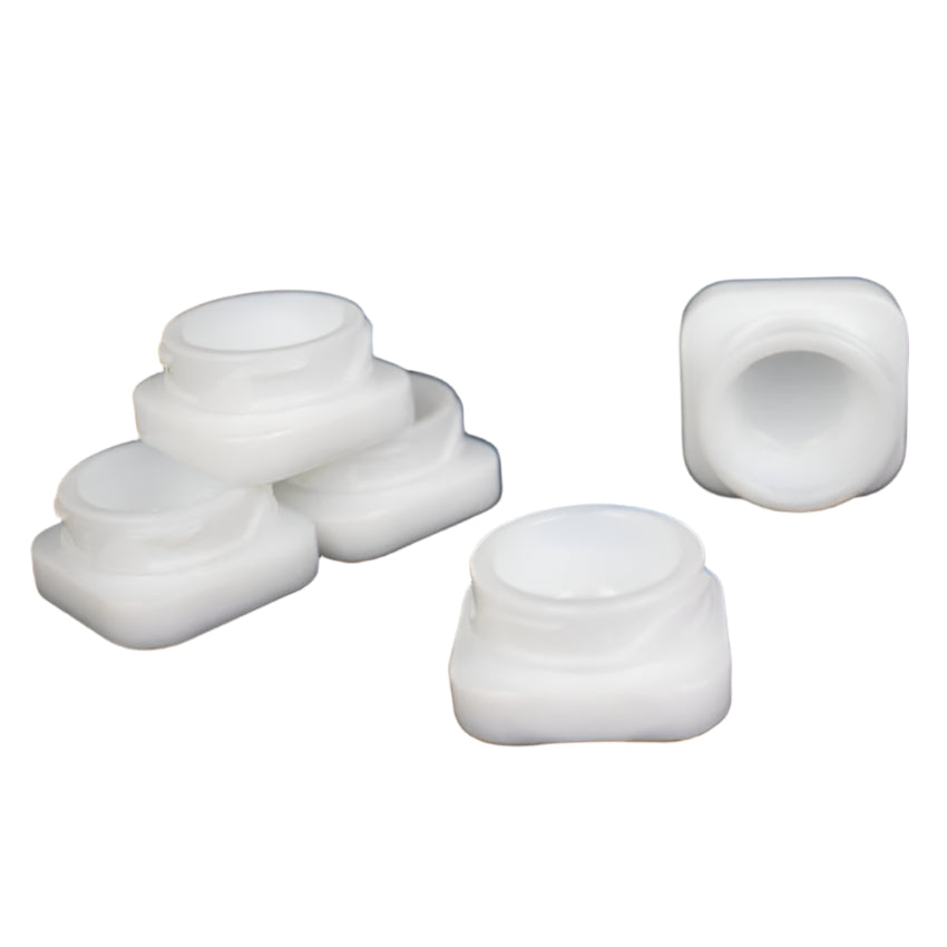 Humidi.co 9ml Square Concentrate Jars - Sustainable & Compostable - Lids Not Included - (400 Count Per Case)-Concentrate Containers and Accessories-BeastBranding