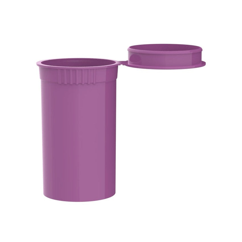 Intertech 19 Dram Pop Top Vial - 1/8 Oz - Purple - (14,976 Count Per Pallet)-Pop Top Vials-BeastBranding