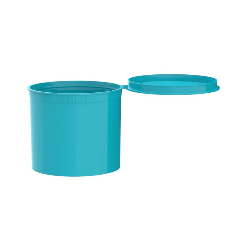 Intertech 90 Dram Pop Top Vial - Aqua Blue - (2,700 Per Pallet)-Pop Top Vials-BeastBranding