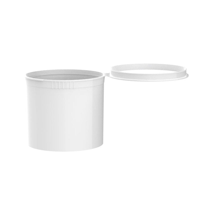 Intertech 90 Dram Pop Top Vial - Opaque White - (2,700 Per Pallet)-Pop Top Vials-BeastBranding