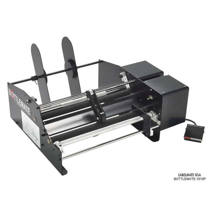 Labelmate Automatic Bottle/Jar Label Applicator, 15" wide. 1 label per bottle - BOTTLEMATE-1510P-Applicators-BeastBranding